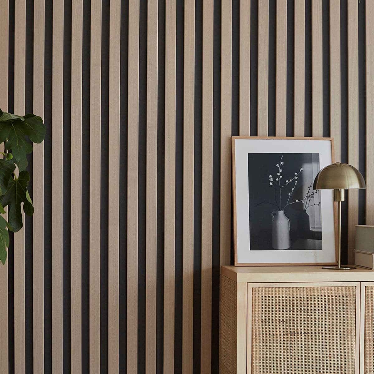 Spilevegg laget av ferdige spileplater fra Protre.