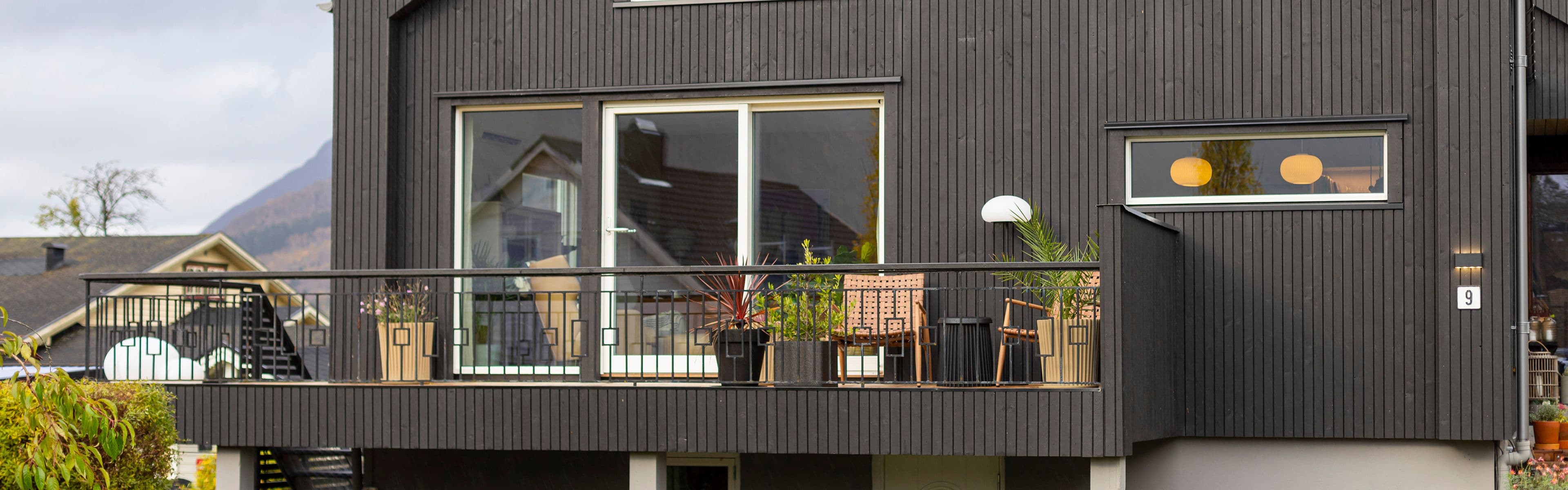 bolighus med Ædel kledning fra Bergene Holm